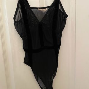 La hearts mesh bodysuit